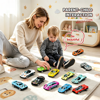 Usine de jouets de simulation de véhicules sur mesure, vente en gros, voiture miniature de course en alliage moulé sous pression à l'échelle 1:64 pour enfants