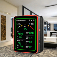 Moniteur de qualité de l'air Tuya Wifi 15-en-1 pour AQI PM2.5 PM10 PM0.3 PM1 CO2 TVOC CO Température Humidité Affichage