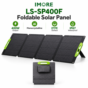 Monocrystalline <b>Solar</b> <b>Panel</b> 400W 4 <b>Fold</b> ETFE IP67 with MC4 for Camping Hiking Travel and Portable Power Station Charging - Product Image 1