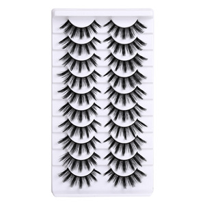 <span class=keywords><strong>Pestañas</strong></span> <span class=keywords><strong>Postizas</strong></span> para Maquillaje de Escenario, Actuación Infantil, Sin <span class=keywords><strong>Pegamento</strong></span>, Autoadhesivas, Reutilizables, de Pelo Sintético Natural para Mujer - Product Image 5