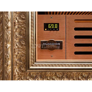 Gabinete humidor <span class=keywords><strong>de</strong></span> cigarros <span class=keywords><strong>de</strong></span> doble puerta <span class=keywords><strong>de</strong></span> madera <span class=keywords><strong>de</strong></span> <span class=keywords><strong>cedro</strong></span> español, luz led, 4000 capacidad para cigarros, gabinete humidor, escaparate <span class=keywords><strong>de</strong></span> tienda <span class=keywords><strong>de</strong></span> humo - Product Image 6