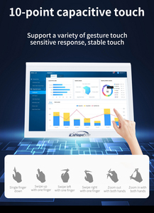 10.1” Dual Display Digital Signage Rk3288 Digital Signage 10 point Touch Screen Android 8.1 <b>Tablet</b> <b>PC</b> 2+16GB WIFI for Business - Product Image 4
