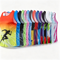 Débardeur de course personnalisé léger pour marathon, séchage rapide, sans manches, respirant, sublimation, nouvelle version