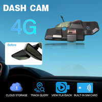 Holroadx 4G Dashcam Plug & Play Parking Monitor voor Ford Edge 2011-2018 Aisa Europa Afrika Nachtzicht 4K Voor/Achter APP-bediening