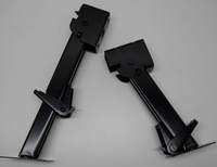 Paire de stabilisateur de remorque 1000 LB réglable télescopique Swing Down Jack 11.5 "-18" comprend une barre longue de 9 "pour le camping-car de voyage