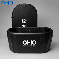 Baignoire de plongeon froid OHO prête pour refroidisseur d'eau, réservoir de bain de glace gonflable avec système de récupération à température contrôlée