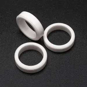 Cincin segel keramik alumina 95% mekanik cincin porselen Al2o3 mesin cuci keramik industri