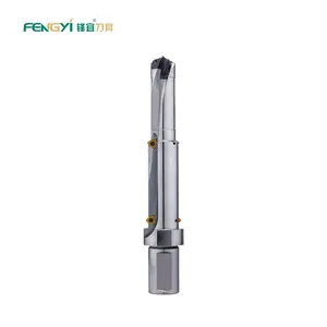 Fengyi Customized Carbide Inserts Shank CNC Machine Center Hole Metals Drilling Tools U Fast Drills Mono Tip Line Toolholders