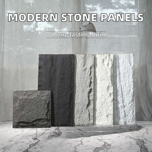 现代风格聚氨酯石材文化墙板防水荧光方格家居1220 * 600毫米经典内外墙 - Product Image 2