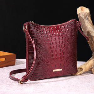 2025 vente chaude poche bandoulière rétro femmes sac multicolore Crocodile motif Brahman - Product Image 2