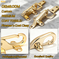 Boutons décoratifs en métal pour vêtements, fermoirs à boucle en alliage de zinc personnalisés, forme d'avion pompier, fermoirs à homard, clips pour manteau, quincaillerie, rivets