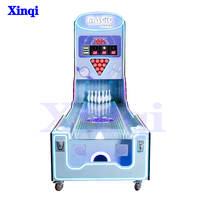 Simulateur de console de jeu vidéo Magic Bowling Offre Spéciale automatique Système de paiement de pièces de monnaie Machine de jeu de bowling Caractéristiques de tir au laser