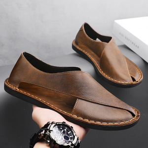 2026 New Handmade Soft Sole <b>Closed</b> <b>Toe</b> Slip-On Shoes Retro Casual Hollow <b>Sandals</b> Vietnam Style - Product Image 1