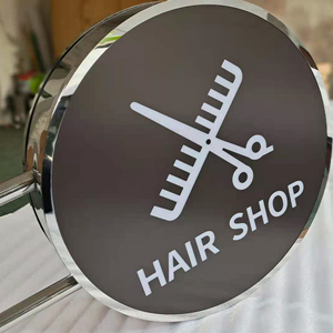 Letrero Luminoso LED de Doble Cara Personalizado, Letrero Especializado con Cuchilla, Letrero Publicitario para Peluquería - Product Image 3