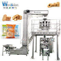 Ensacheuse verticale automatique haute vitesse Weeshine WPV200H avec film haute précision pour biscuits, cookies et craquelins – 130 sachets/min