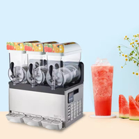 Machine à neige pilée semi-automatique en acier inoxydable KR, capacité 45L, contrôle numérique, système de refroidissement par air économe en énergie, usage domestique