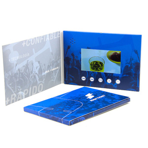 Livre d'or vidéo 2026, <span class=keywords><strong>carte</strong></span> vidéo personnalisée de 7 pouces en ABS, livre vidéo de vœux mémorable pour événements - Product Image 1