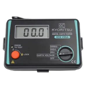 New Japan Kyoritsu earth tester KEW Model 4105A 4200 ground resistance tester for Measuring ground voltage