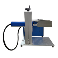 Machine de marquage dynamique 3D UV CNC à refroidissement par air 3W 5W pour surfaces, compatible DXF PLT AI, pour non-métaux, verre, trophées, acrylique, coques de téléphone, papier