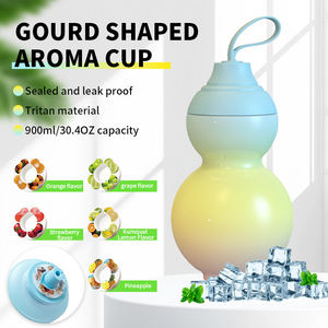 Botella <span class=keywords><strong>de</strong></span> agua con degradado deportivo Tritan sin BPA <span class=keywords><strong>de</strong></span> Color personalizado para tapa <span class=keywords><strong>de</strong></span> paja, muchos sabores, anillo <span class=keywords><strong>de</strong></span> sabor sin calorías, bebida directa Met - Product Image 2