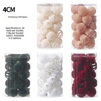 Offre Spéciale : Ensemble de Boules de Noël Transparentes en PVC, Ornements Floqués en Plastique pour Arbre de Noël, Idéales pour Décorations Festives