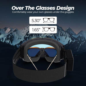 Lunettes <span class=keywords><strong>de</strong></span> <span class=keywords><strong>ski</strong></span> personnalisées avec logo OTG, design cylindrique, grande vue, lunettes <span class=keywords><strong>de</strong></span> neige d'extérieur avec protection du nez pour les sports d'hiver - Product Image 2