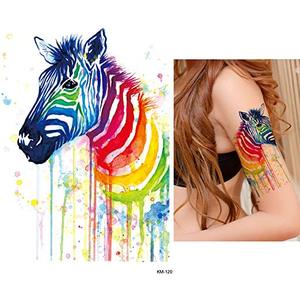 Personalizada jirafa de tatuaje temporal medio brazo Extra hombres de manga de hombro <span class=keywords><strong>pierna</strong></span> medio brazo etiqueta - Product Image 4