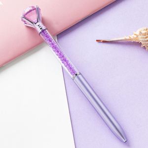 Wholesale of Large Diamond Plastic Pens Stationery Advertising Gifts Ballpoint Pens Crystal Pens by Manufacturers - Product Image 5