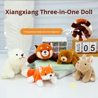 Peluches d'ours Xiangxiang Sanzi authentiques du fabricant, super douces, 31cm-50cm, compagnons de bureau, ornements, jouets pour enfants