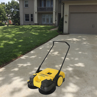 Nouvelle balayeuse à batterie 50L Walk-Behind Road Street Cleaner Big Small Fine Dust Brush Motor Core Components Farm Street