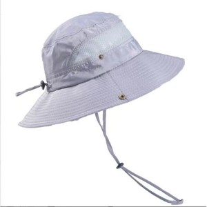 Sombrero de Pescador con Ala Ancha, Protección Solar UV, Transpirable, para Verano, Pesca, Adultos, Gris, Azul Marino, Rojo, Verde Militar, Negro, Caqui - Product Image 1