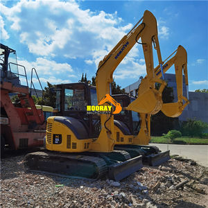 Nueva Llegada, Excavadora de Cadenas Usada Original Komatsu PC56-7 de 5.5 Toneladas, Motor Komatsu 4D88E-6, Modelo 2018, Potencia de 28KW, Cucharón de 0.2m - Product Image 1