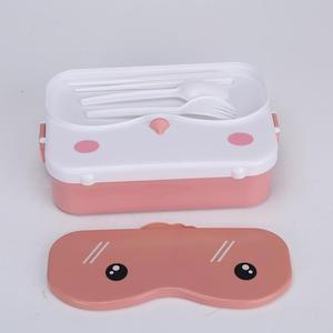 กล่องข้าวพลาสติก PP ลายการ์ตูนน่ารัก 4 ช่อง พกพาสะดวก สำหรับนักเรียน ขายส่ง ตลาดอินเดีย - Product Image 5