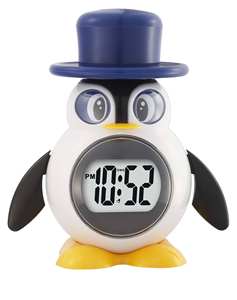 El Lindo Reloj Despertador LCD con Forma de Pingüino que <span class=keywords><strong>Habla</strong></span>. El Reloj de Escritorio es para Personas Delicadas y en Diferentes Idiomas. - Product Image 1