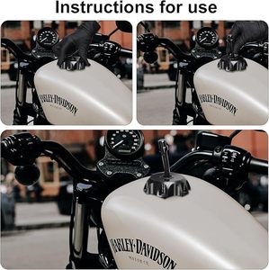 Tuyau de respiration pour moto, bouchon de réservoir de carburant avec soupape d'aération pour ATV/Quad/CRF/YZF/RMZ/KLX/DRZ, moto tout-terrain, moto de cross, en aluminium - Product Image 4