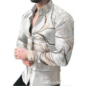 Camisa <span class=keywords><strong>de</strong></span> <span class=keywords><strong>Trabajo</strong></span> <span class=keywords><strong>de</strong></span> <span class=keywords><strong>Manga</strong></span> <span class=keywords><strong>Larga</strong></span> para Hombre, Diseño Casual, Transpirable y Ecológica, Cierre <span class=keywords><strong>de</strong></span> Botón, Nueva Colección <span class=keywords><strong>de</strong></span> Verano - Product Image 2