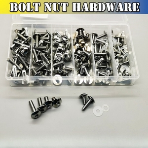 160 Pièces Carénage Boulon Kit Carénage Carrosserie Pare-Brise Écran Boulon Boutique Assortiment <span class=keywords><strong>Concessionnaire</strong></span> Pack Kit Sportbike - Product Image 6