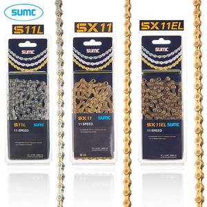 <span class=keywords><strong>Cadena</strong></span> de bicicleta SUMC SX11SL de 11 velocidades 116L con MissingLink <span class=keywords><strong>11V</strong></span> bicicleta de montaña/bicicleta de carretera <span class=keywords><strong>Cadena</strong></span> de diamante pieza de bicicleta con caja Original - Product Image 5