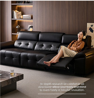 139030 Professionelle Wohnzimmer- & Hotelmöbel Anpassbare Größe & Farbe Modernes Luxus-Ledersofa