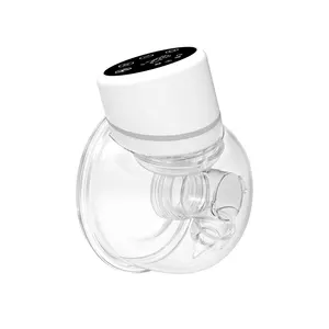 Bomba de mama elétrica portátil, peito sem uso das mãos, único, 180 ml, 4 modos 12 de sucção