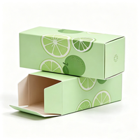 Boîte pliante en papier métallisé rose doré de luxe personnalisée, impression couleur intégrale, emballage cadeau pour cosmétiques, jus de fruits, logo personnalisé
