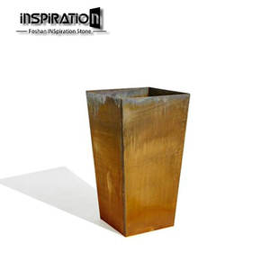 Paysage Corten Acier Rusty Métal Arbre Plantes Planteur Lit <span class=keywords><strong>Surélevé</strong></span> Pour Projets Paysagers - Product Image 5