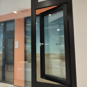 Penghalau panas kaca ganda Perancis jendela tingkap ganda jendela Aluminium dan pintu jendela balkon desain untuk rumah - Product Image 3