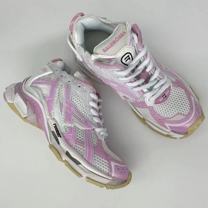 Venta al por mayor de zapatillas de malla transpirable de punto bajo para hombres y mujeres-Zapatillas deportivas para correr al aire libre Casuales - Product Image 5