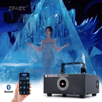 Mini Projecteur Laser de Scène à Animation 3D Couleur RVB, Contrôlable par Application Mobile Bluetooth, Puissance de 1W à 30W, Idéal pour Mariage