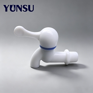 Robinet mural en plastique OEM avec poignée unique et cartouche en céramique, design moderne, garantie de 2 ans pour la plomberie de salle de bain - Product Image 3