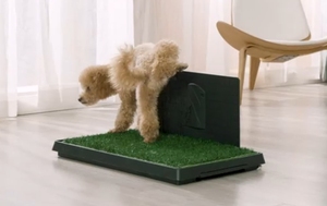 Khay lớn hộp con chó Bô cỏ nhân tạo vá con chó nhà vệ sinh tái sử dụng Puppy đào tạo Pad Turf cỏ với PEE baffle - Product Image 3