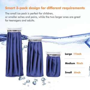 Sac de glace réutilisable pour refroidissement, avec gel médical, pour les muscles, les gonflements et les blessures, petit sac isotherme - Product Image 5