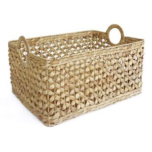 Panier de rangement de jacinthe à eau, corbeille tressée à la main de haute qualité, vente en gros du Vietnam, offre spéciale - Product Image 2