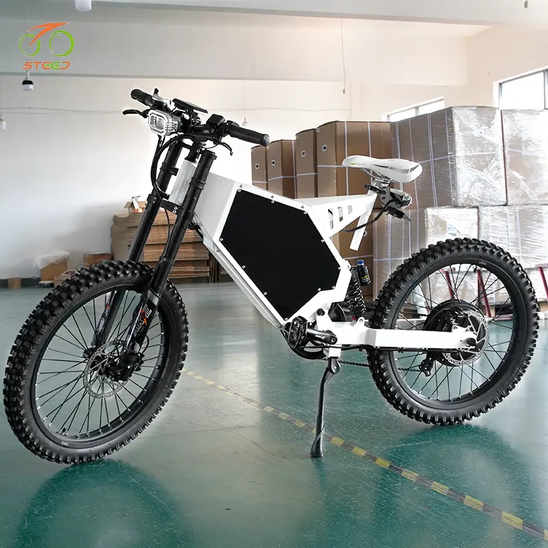 Bicicleta elétrica Steed chopper de bateria de longo alcance para venda bicicleta elétrica motor da sujeira